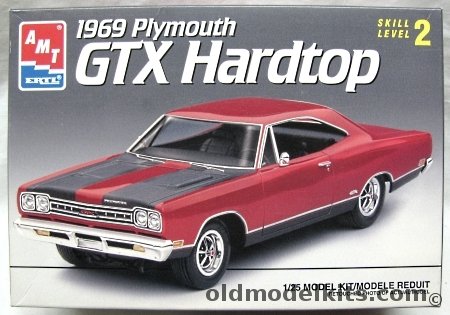 AMT 1/25 1969 Plymouth GTX, 6111 plastic model kit